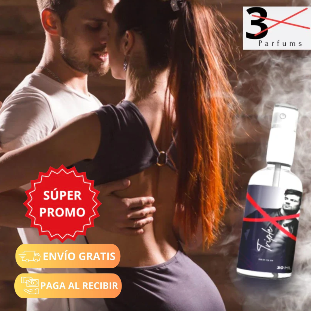 PERFUME FEROMONAS PARA HOMBRE - TRIPLE X