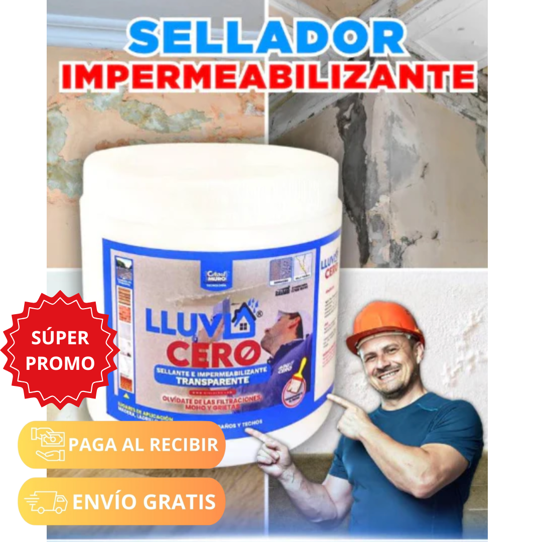 Lluvia Cero ® Impermeabilizante Transparente 1 Lt